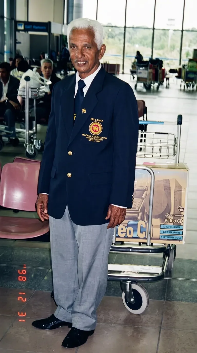 Mr. D.R. Athukorala in Sri Lanka Sports Blazer